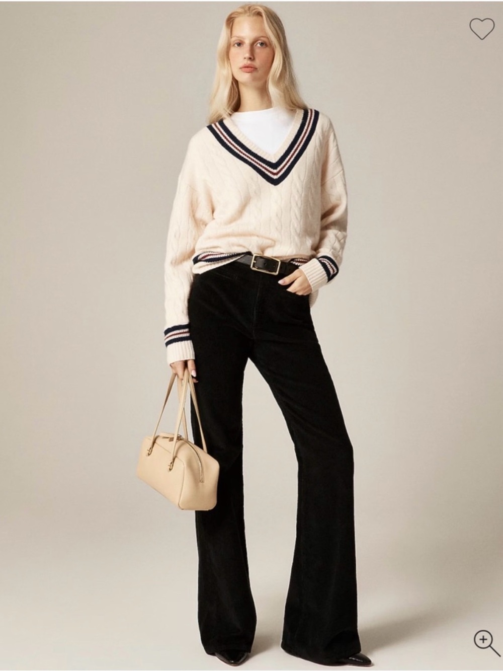 J Crew Vintage flair corduroy pants black size 30 Tall